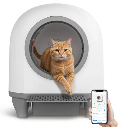 Warcat Smart Cat Litter Box – Self-Cleaning & Odor-Free